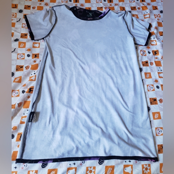 Blackmilk Garden Of The Dead Purple Tee Dress - Picture 4 of 6